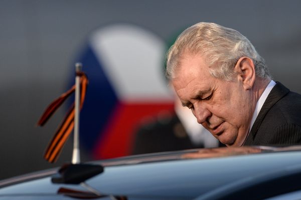 Прилет президента Чехии Милоша Земана в Москву