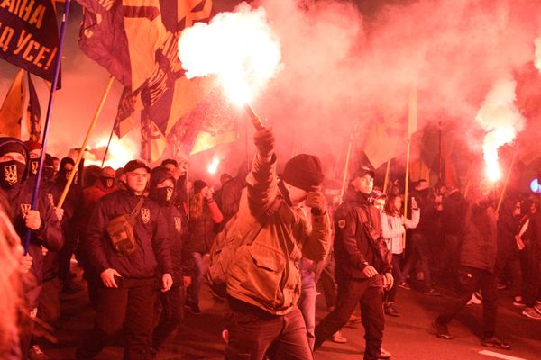Акции националистов на Украине Акции националистов на Украине