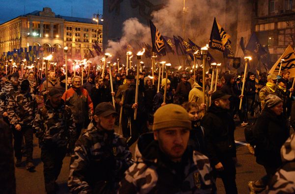 Акции националистов на Украине Акции националистов на Украине