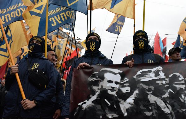 Акции националистов на Украине