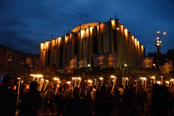 Акции националистов на Украине Акции националистов на Украине