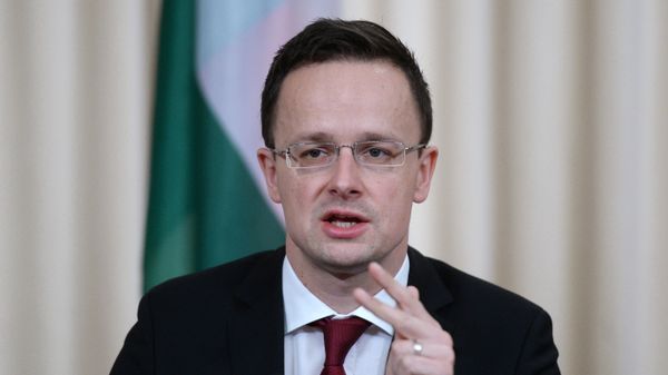 Встреча глав МИД РФ и Венгрии С. Лаврова и П. Сиярто