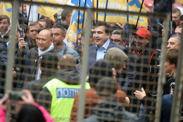 Акция с требованием реформ в Киеве Акция с требованием реформ в Киеве