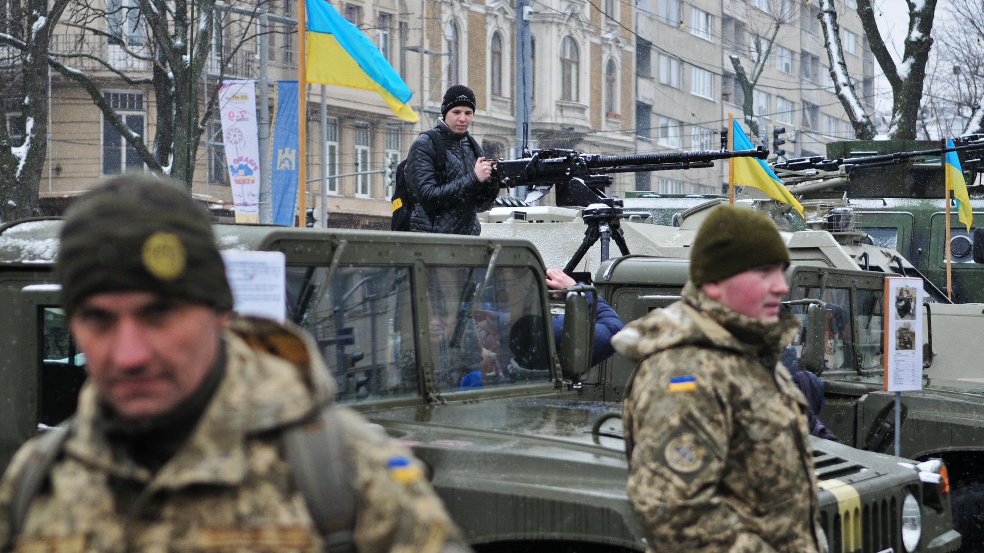Празднование 25-й годовщины Вооруженных сил Украины во Львове Празднование 25-й годовщины Вооруженных сил Украины во Львове - РИА Новости, 1920, 26.10.2017