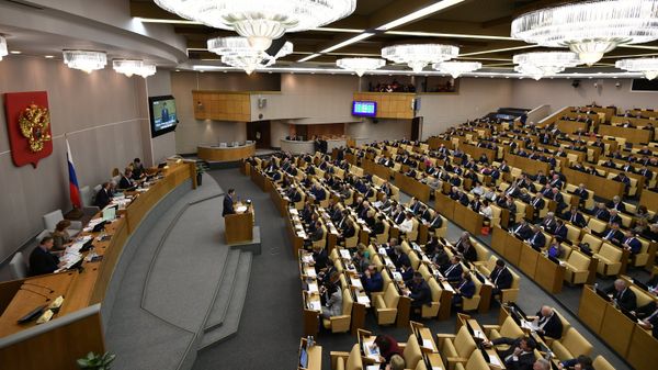 Пленарное заседание Госдумы РФ
