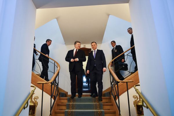 Визит президента Украины Петра Порошенко в Польшу