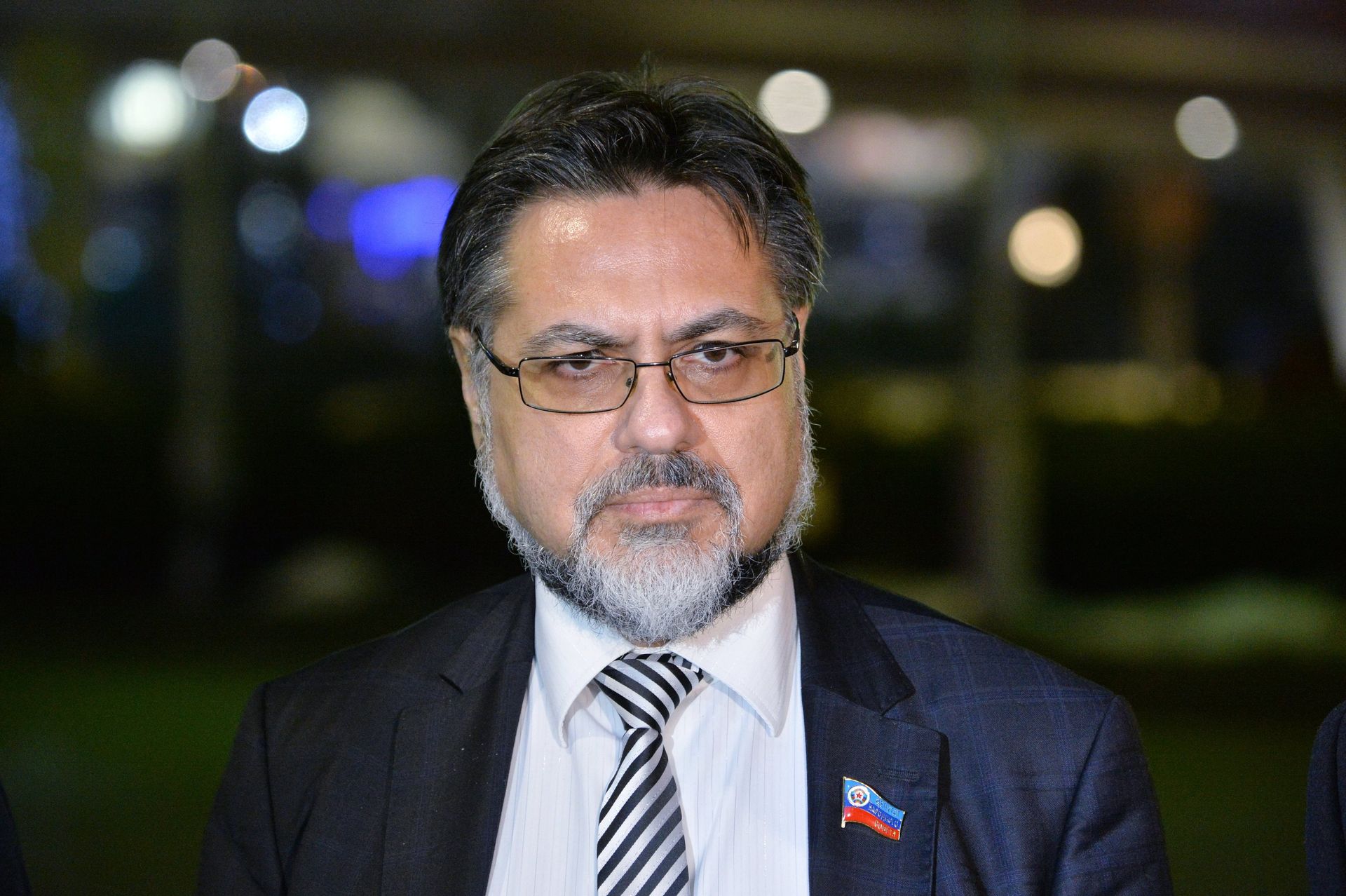 Пресс-конференция представителей ДНР и ЛНР в аэропорту Минска - РИА Новости, 1920, 26.02.2022