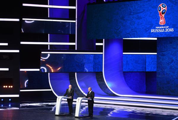 Президент РФ В. Путин принял участие в финальной жеребьёвке ЧМ по футболу ФИФА 2018 в России