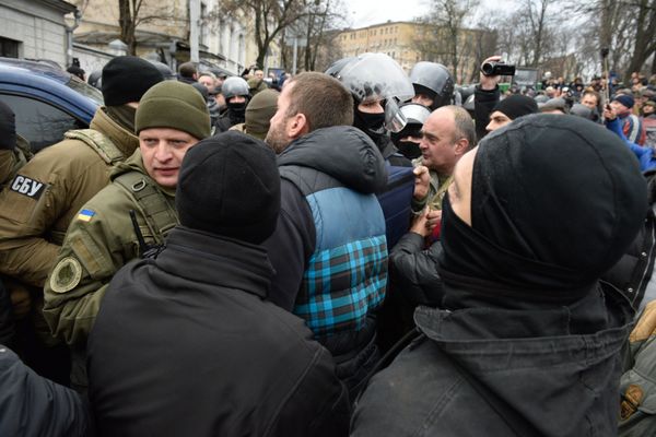 Ситуация в Киеве в связи с задержанием М. Саакашвили