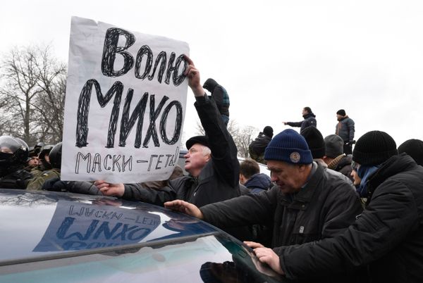 Ситуация в Киеве в связи с задержанием М. Саакашвили