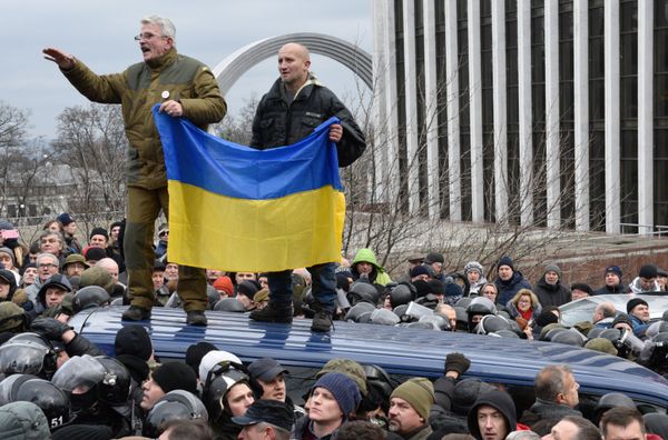 Ситуация в Киеве в связи с задержанием М. Саакашвили