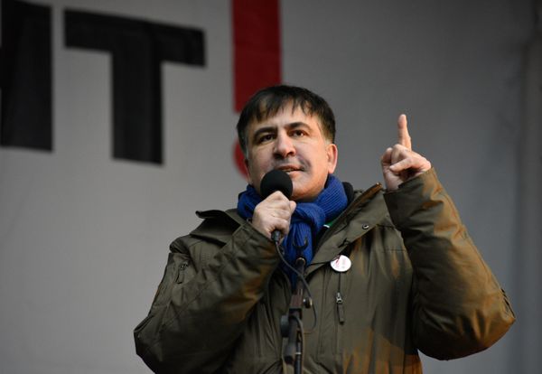 Марш сторонников М. Саакашвили в Киеве Марш сторонников М. Саакашвили в Киеве