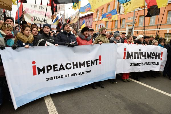 Марш сторонников М. Саакашвили в Киеве Марш сторонников М. Саакашвили в Киеве
