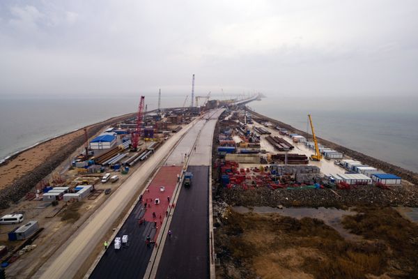 Строительство Крымского моста Строительство Крымского моста