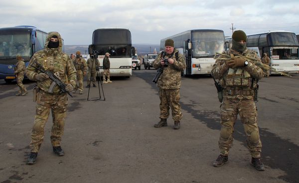 Обмен военнопленными между ДНР и Украиной в Донецкой области Обмен военнопленными между ДНР и Украиной в Донецкой области
