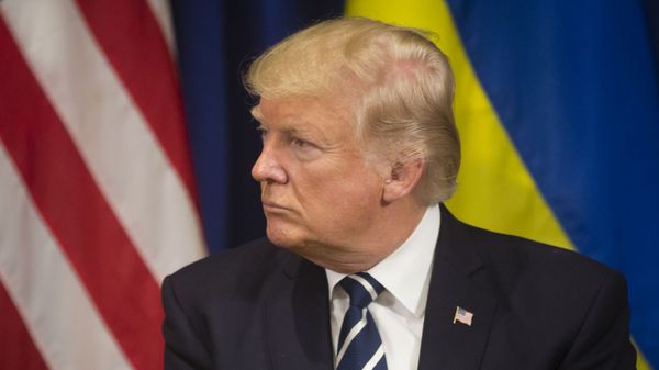 Встреча президента США Д.Трампа и президента Украины П.Порошенко