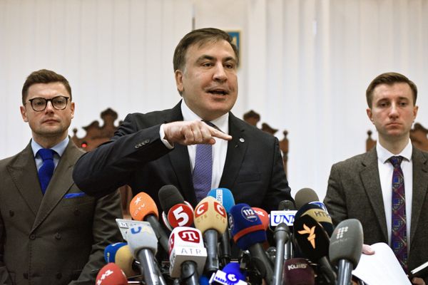 Суд над М. Саакашвили в Киеве