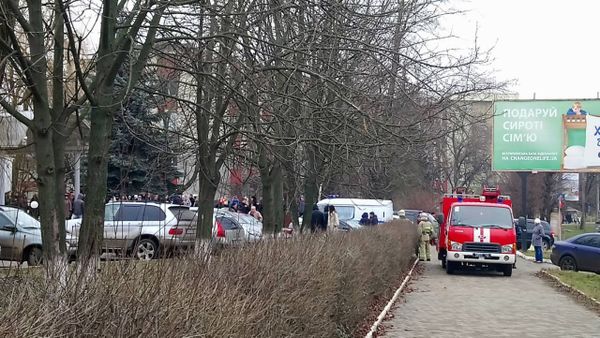Взрыв в ГФС в Черновцах