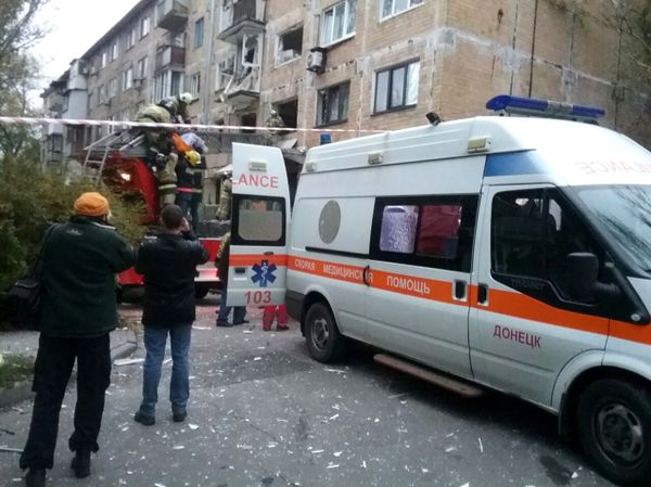 В центре Донецка прогремел взрыв В центре Донецка прогремел взрыв