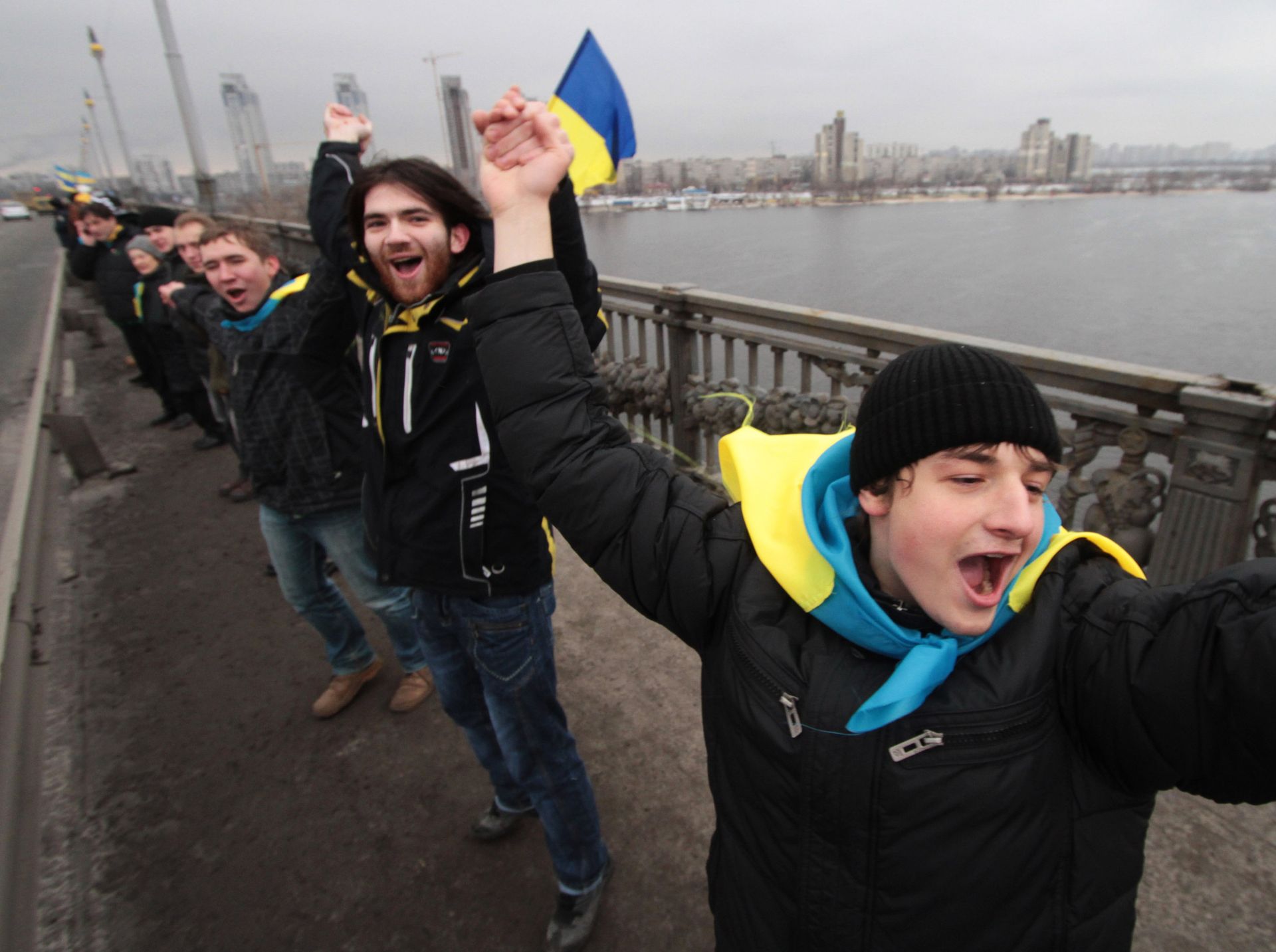 Празднование Дня соборности Украины в Киеве Празднование Дня соборности Украины в Киеве - РИА Новости, 1920, 05.03.2026