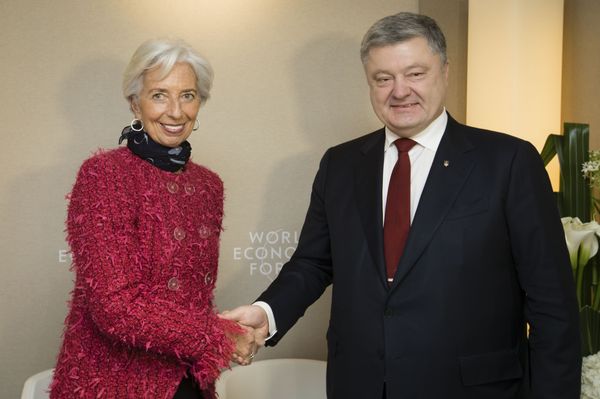 Давос Порошенко Лагард