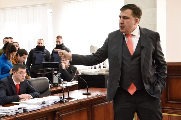 Суд над М. Саакашвили в Киеве Суд над М. Саакашвили в Киеве