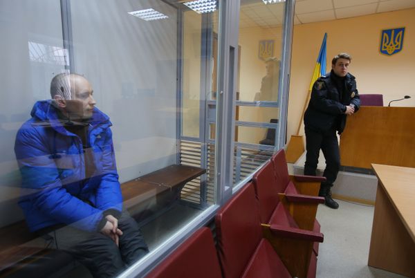 Судебное заседание по делу российского военнослужащего А. Баранова в Киеве Судебное заседание по делу российского военнослужащего А. Баранова в Киеве