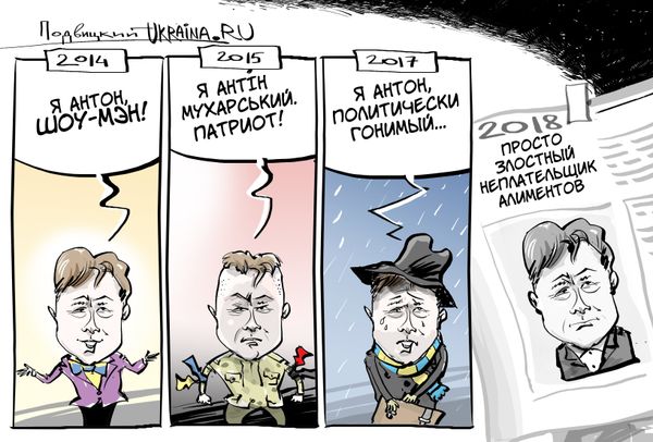 карикатура антон мухарский