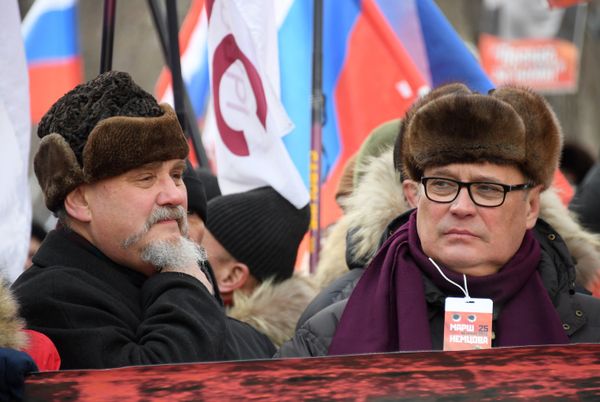 Марш памяти Бориса Немцова в Москве Марш памяти Бориса Немцова в Москве