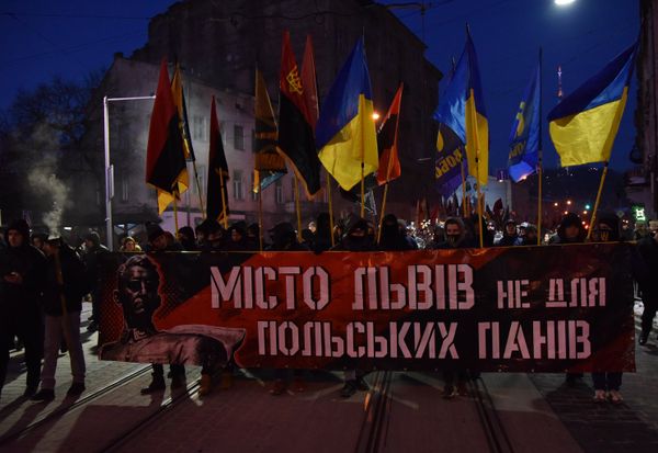 Марш националистов во Львове