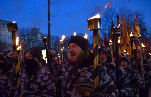 Марш националистов во Львове