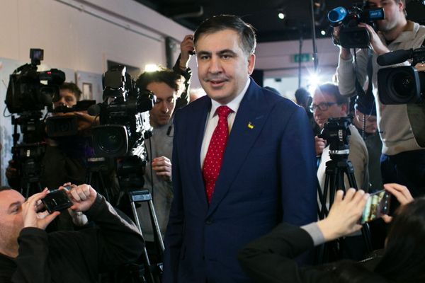 Пресс-конференция Михаила Саакашвили в Варшаве Пресс-конференция Михаила Саакашвили в Варшаве