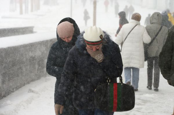 Снегопад в Москве Снегопад в Москве