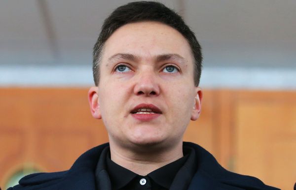 Брифинг Н. Савченко в Киеве