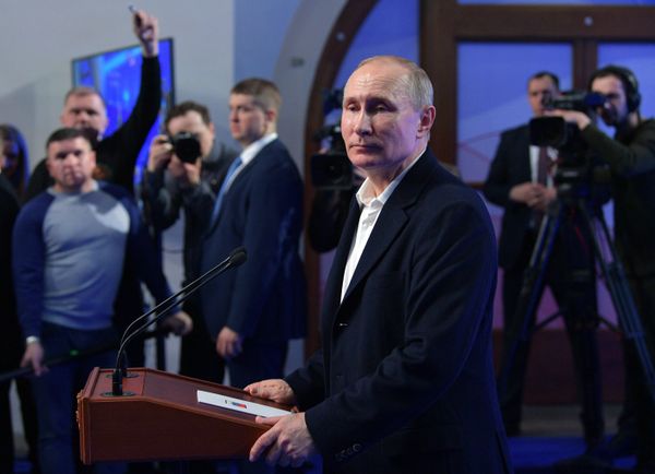 Предвыборный штаб кандидата в президенты РФ В. Путина