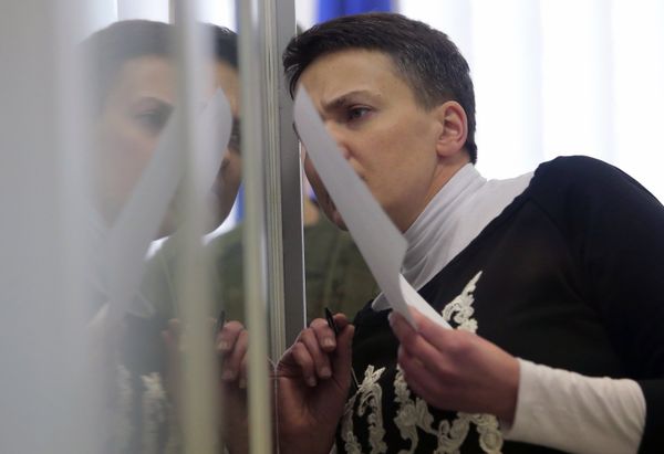 Рассмотрение апелляции по делу Н. Савченко в Киеве