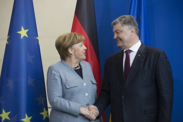 Меркель Порошенко