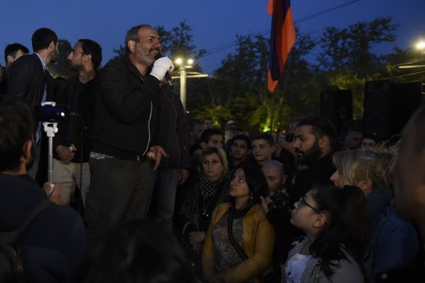Акция протеста оппозиции в Ереване Акция протеста оппозиции в Ереване