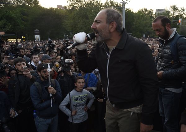 Акция протеста оппозиции в Ереване Акция протеста оппозиции в Ереване