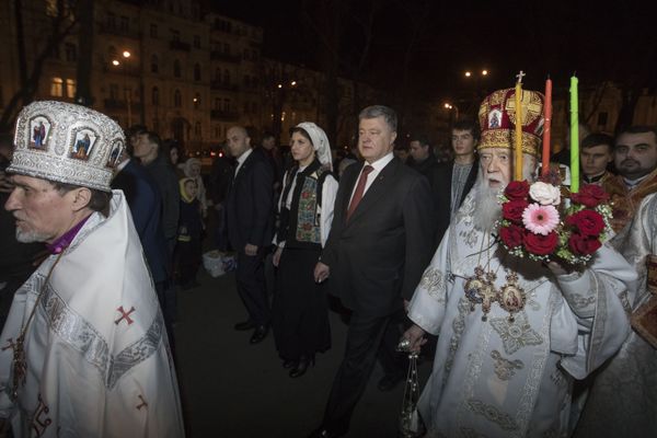 Петр и Марина Порошенко Филарет