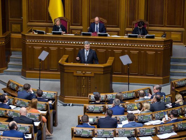 Заседание Верховной рады Украины
