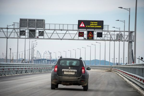 Строительство Крымского моста