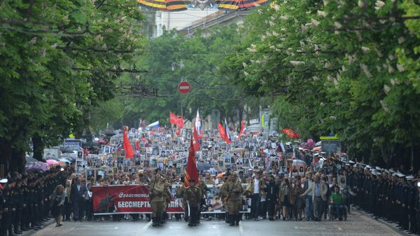Акция Бессмертный полк в городах России
