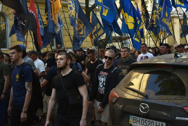 Марш националистов в Одессе Марш националистов в Одессе