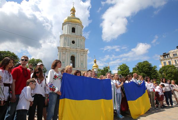Марш вышиванок в Киеве Марш вышиванок в Киеве