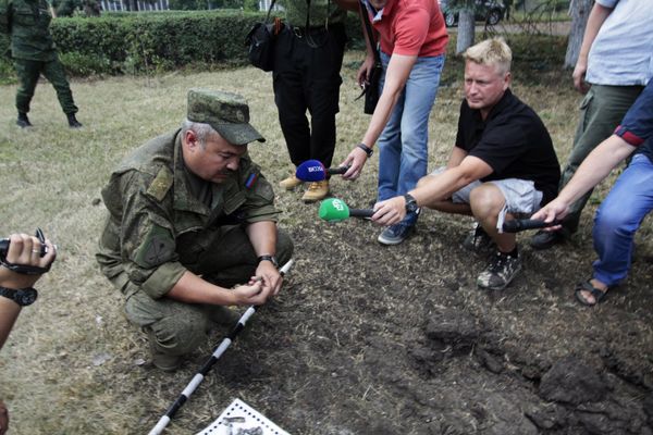 Последствия обстрела Ясиноватой