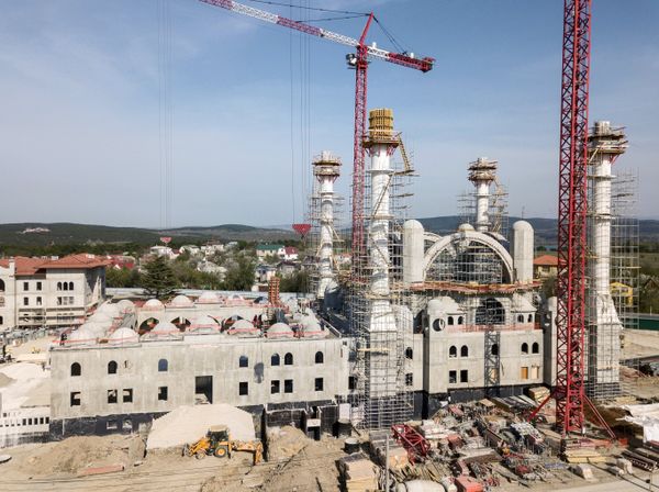 Строительство Соборной мечети в Симферополе