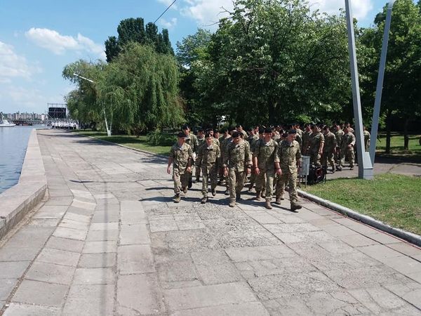 Бойцы Первого Феодосийского Отдельного батальона морской пехоты (1-ФОБМП) Бойцы Первого Феодосийского Отдельного батальона морской пехоты (1-ФОБМП)