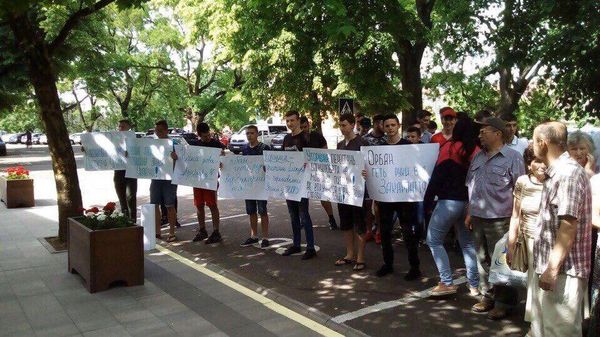 Антивенгерские акции в Ужгороде