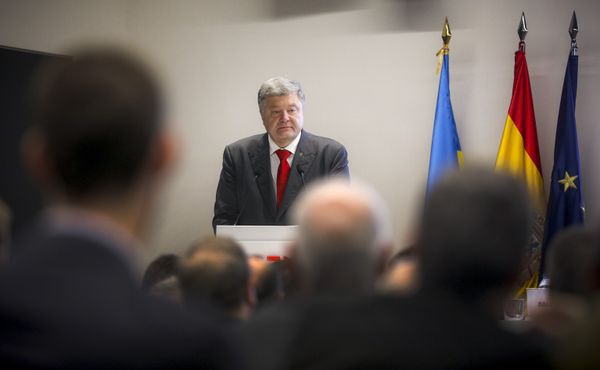 Порошенко в Испании Порошенко в Испании